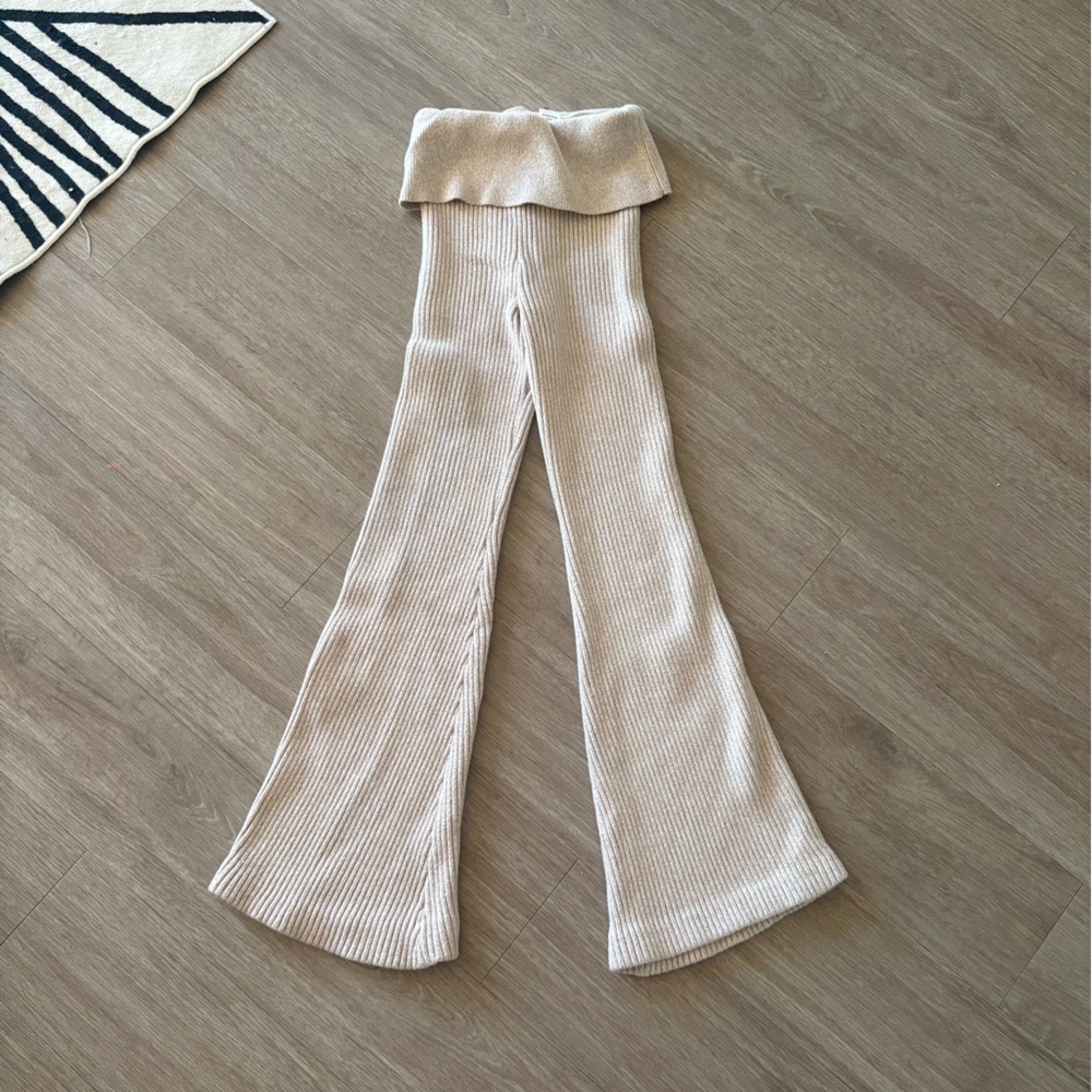 Rachel Paige Flare Knit Pants